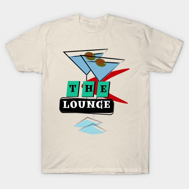 Martini Cocktails T-Shirt by Lisa Williams Design